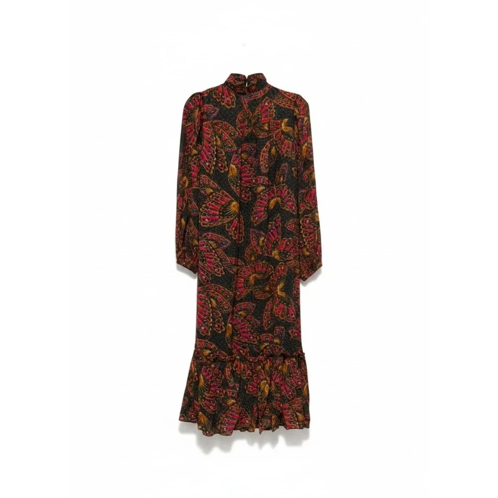 Farm Rio Butterfly Sky Midi Dress‎ - Size Small - NWT